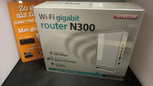 Sitecom N300 gigabit router Nieuw in seal