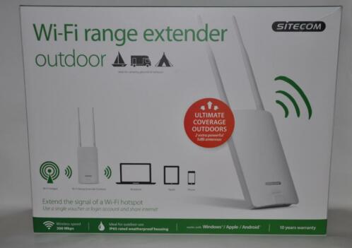 Sitecom N300 Wi-Fi Outdoor Range Extender
