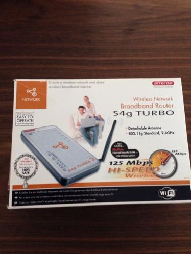 Sitecom router 54g turbo