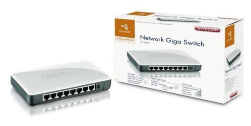 Sitecom switch 8-port Gigabit 10,100,1000