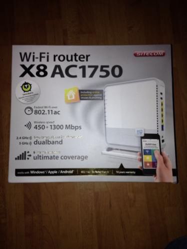 Sitecom WiFi dualband router X8 AC1750