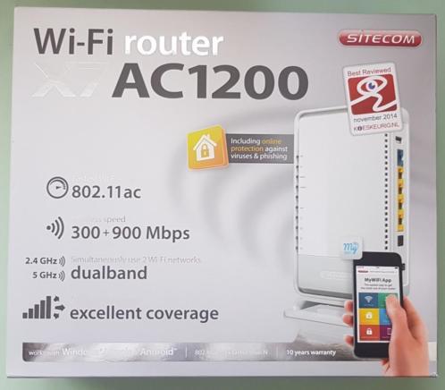 Sitecom WiFi router X7 AC1200