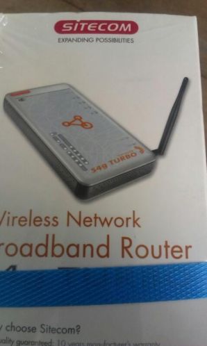 Sitecom wireless network broadband router 54g turbo
