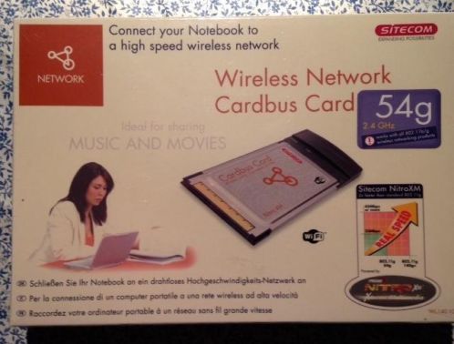 Sitecom Wireless Network Cardbus Card 140g voor Notebook