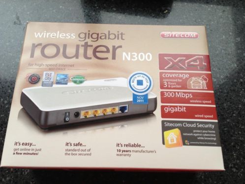 Sitecom Wireless Router N300 X4