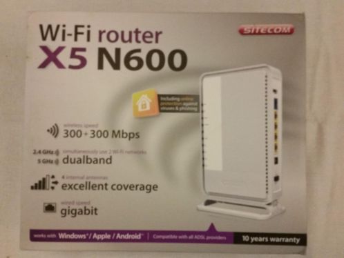 Sitecom X5 N600 Wi-Fi router