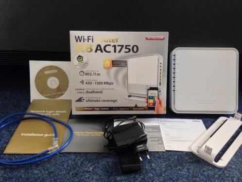 Sitecom X8 AC1750 WLR-8100 Dualband Router 1 WEEK GEBRUIKT