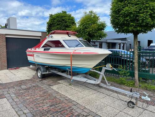 Skibplast 550 Noorse boot. Yamaha bb met trailer.