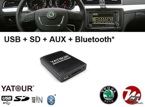 SKODA Bluetooth AUX USB iPhone Android audio interface