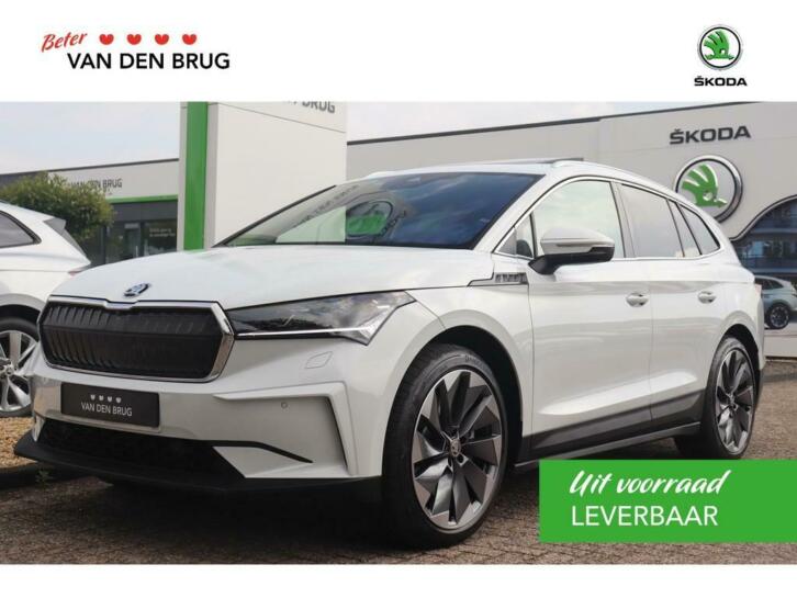 Skoda ENYAQ iV 80 Lodge  8 bijtelling  Wegklapbare trekha