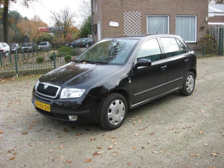 Skoda Fabia 1.4 50KW 2001 Zwart