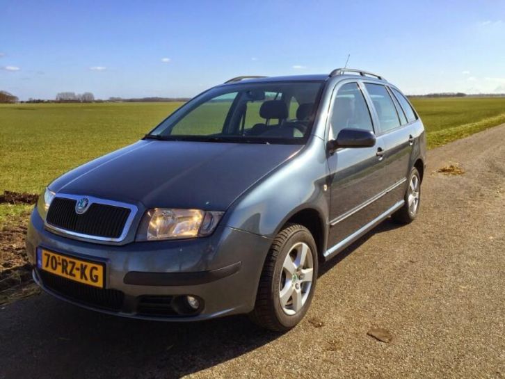 Skoda Fabia 1.9 TDI Combi 74KW 2005 Grijs. Laatste dag