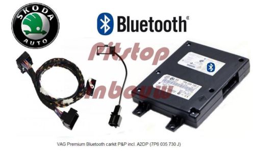 Skoda Premium Bluetooth carkit PampP incl.A2DP (7P6 035 730 M)