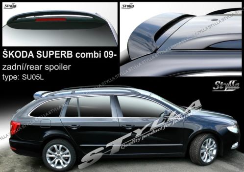 Skoda Superb Station 03909- achterklep spoiler dakspoiler 100