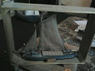 skutsjen miniatuur lions club regatta1996 17bij22cm