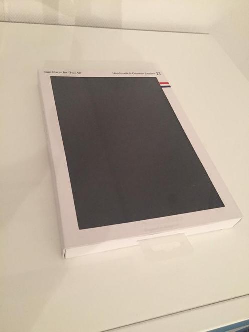 Slim cover iPad Air handgemaakt en echt leer