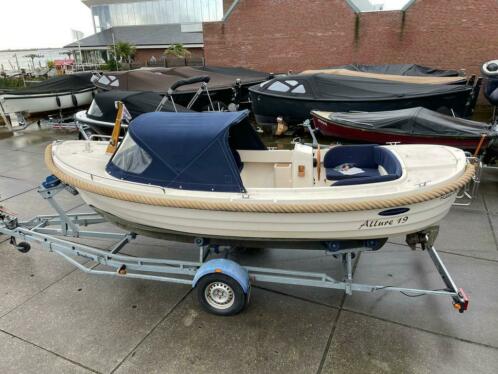 Sloep Crescent allure 19Yamaha 8pk4ttrailer met kenteken