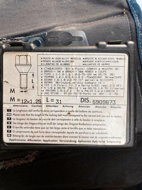 Slotbouten Fiat- Lancia