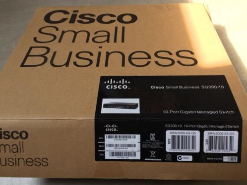SMB Cisco switch NIEUW 10port gig