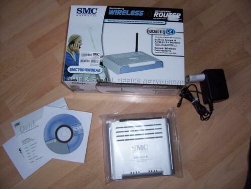 SMC wireless annex A ADSL(2) Router  modem 54 Mbps.