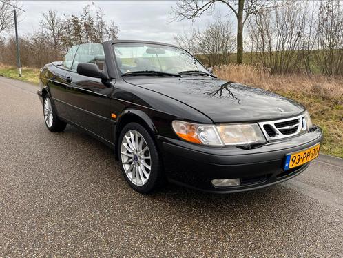Snelle Saab 9-3 2.0T cabrio 1999 Zwart