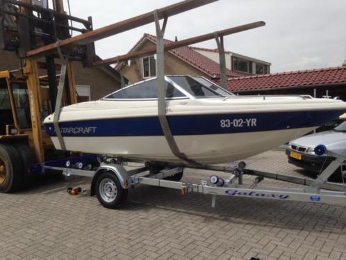 Snelle speedboot incl. trailer Starcraft 1701  90PK 4takt