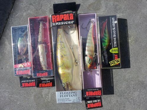 Snoek pluggen Rapala (nieuw in doosje)