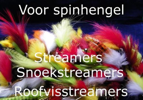 Snoekstreamers Roofvisstreamers voor spinhengel