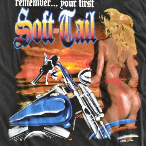Softail t-shirt maat L (uitverkoop)