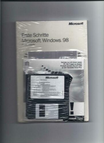 Software jaren 90 Windows 98 zweite Auflage duits Nieuw