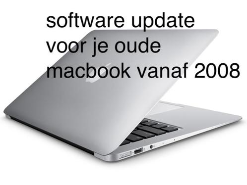 Software update voor alle u oude mac vanaf 2008