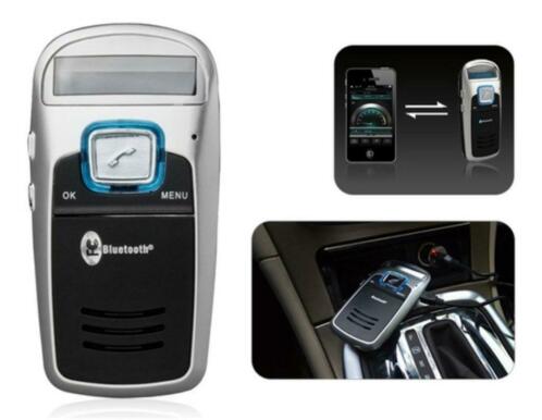 Solar Bluetooth car kit om handsfree mee te bellen