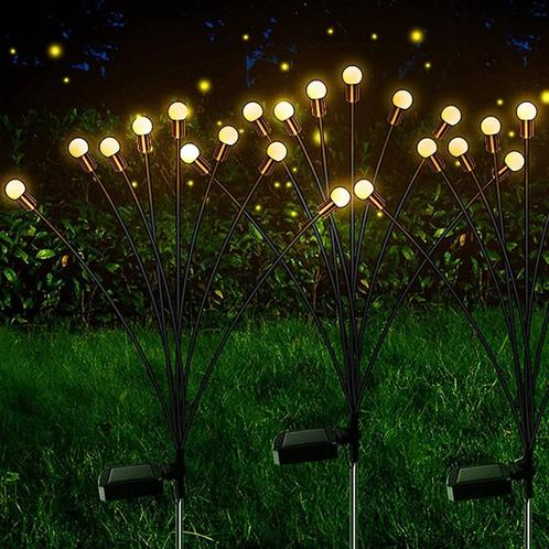 Solar vuurvliegjes 8 led lampjes voor in de tuin 2voor 20 eu