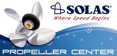 Solas propellers voor alle merken in en buitenboordmotoren