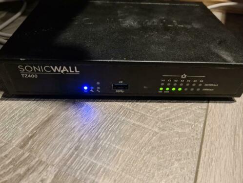 SonicWall TZ400 8 poort Firewall enterprise