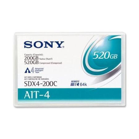 Sony AIT-4 200520GB Data Tape Cartridge - SDX4-200C