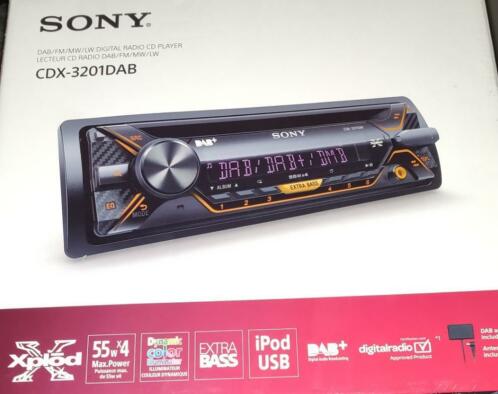 Sony autoradio cd met usb nieuw in doos