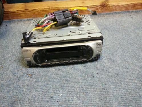 Sony autoradio met beschermhoes