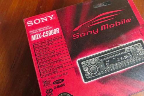 Sony autoradio met minidiscMD type MDX-C5960R