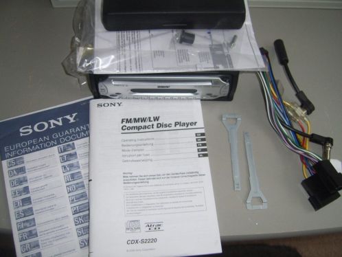 Sony cdx-s 2220 autoradio