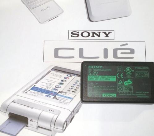 Sony Clie  CLI PDA PEGA-AC10 Travel AC adapter DC 5.2V 2A