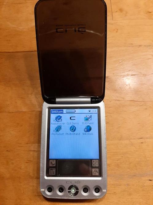 Sony Clie PEG-SJ33 organizer met adapter.