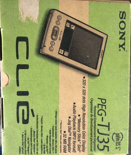 Sony Clie PEG-TJ 35 handheld personal entertainment  PDA