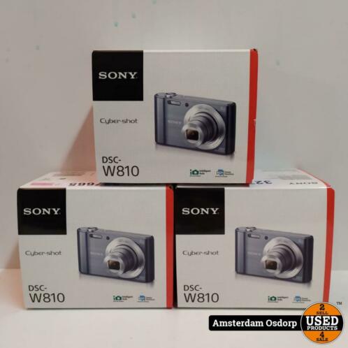Sony Cybershot DSC-W810  NIEUW