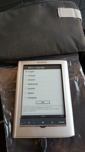 Sony E-Reader 5 inch zilver zonder licht