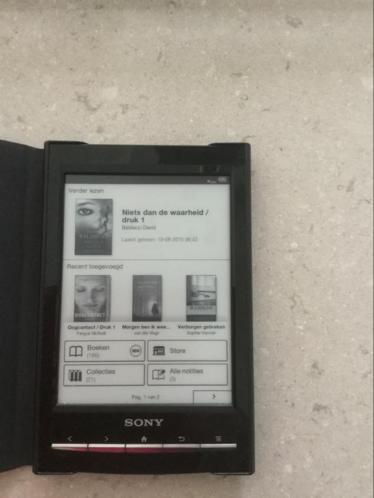 Sony e reader incl 180 boeken.