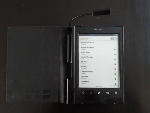 Sony e-reader incl originele hoesleeslampje en 500 boeken