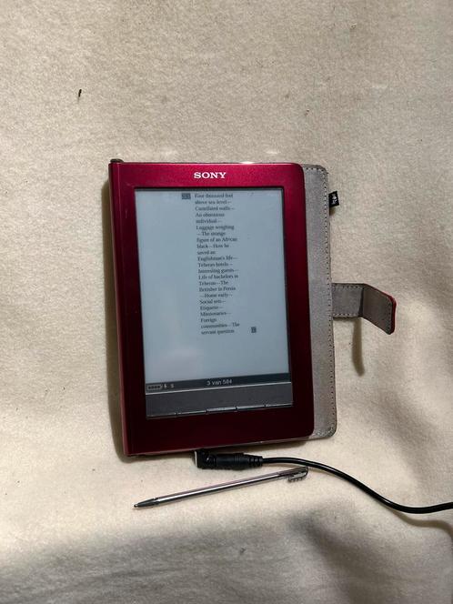 Sony e-reader PRS 600 rood