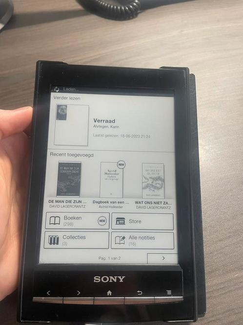 Sony e-reader prs-t1 black