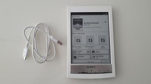 Sony e-reader PRS T1 incl Laadkabel Wit